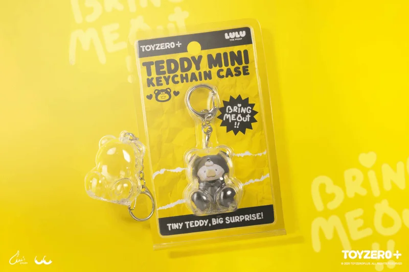 TOYZEROPLUS LuLu the Piggy - Teddy Mini Keychain Case - LuLu The Piggy