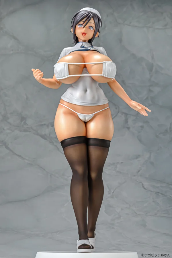 Q-six Toranomon Yukina Suntan ver. - Moshimo Onanie no Kaigo o Shitekureru Nurse-san ga Itara...?