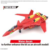 HG 1/100 VF-19 CUSTOM FIRE VALKYRIE WITH SOUND BOOSTER WATER DECALS 3