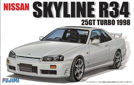 [ID-124] 1/24 R34 Skyline 25GT Turbo 1998