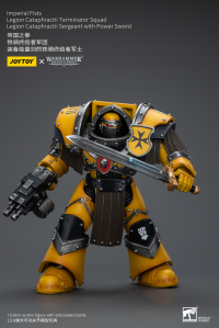 Imperial Fists Legion Cataphractii Terminator Squad Legion Cataphractii Sergeant with Power Sword 8