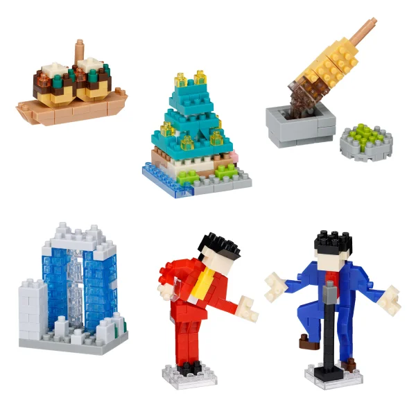 Kawada Japan Assortment 2 (Blind Box), "Culture", Nanoblock mininano Series (Box/6) - Blind Boxes