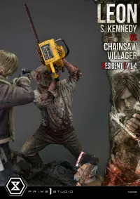 Prime 1 Studio Ultimate Premium Masterline Resident Evil 4 Leon S. Kennedy versus Chainsaw Villager Bonus Version - Video Games - photo 17