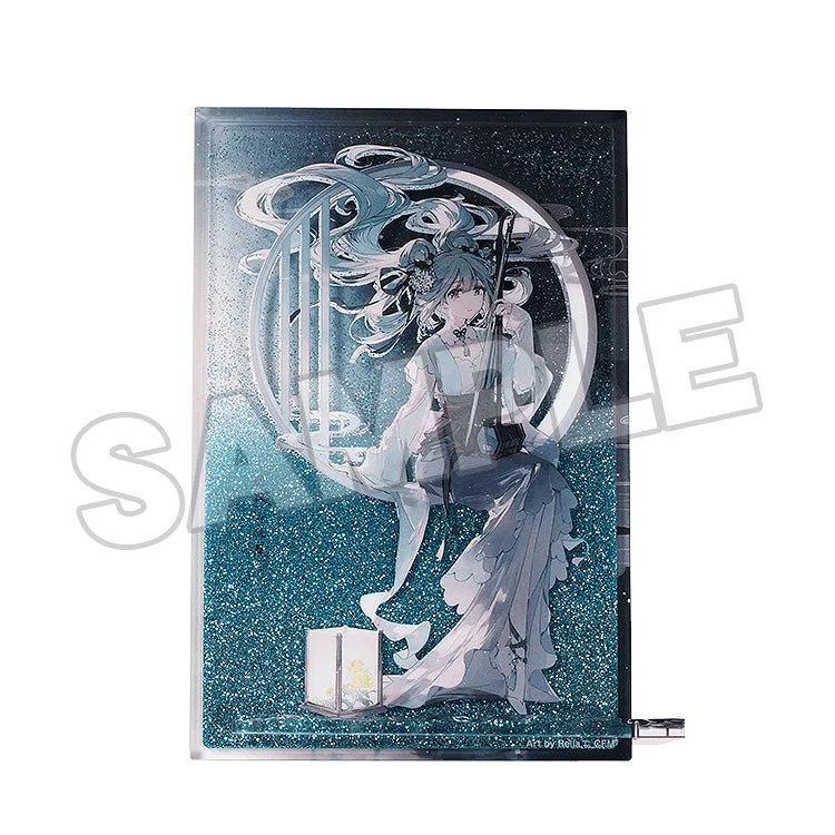 GOOD SMILE COMPANY Hatsune Miku Glitter Acrylic Block: Han Gong Qiu Yue Ver. - Hatsune Miku