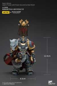 JOYTOY Space Wolves Legion Praetor with Power Axe and Combat Shield - Warhammer 40K - photo 4