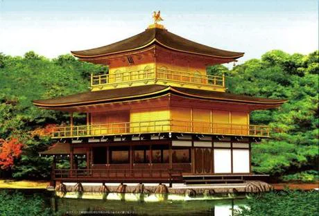 Fujimi [Castle-16]  Kinkaku Temple Brown Roof Version - Scale Kits