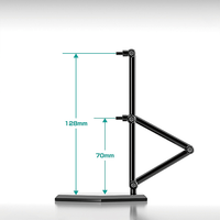 The Simple Stand x3 Black (for Figures & Models) Hex Type 5
