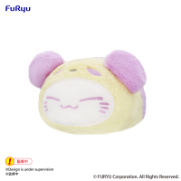 Nemuneko Cat Pastel Panda Big Plush Toy -Purple- 2