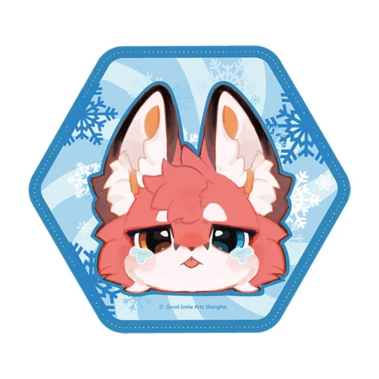 GoodSmile Moment FLUFFY LAND Pinback Button Crying(re-run) - FLUFFY LAND