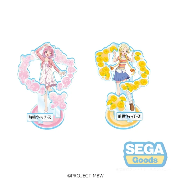 SEGA Maebashi Witches PtZ Acrylic Diorama - MAEBASHI WITCHES