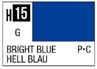 AQUEOUS HOBBY COLOR - H15 GLOSS BRIGHT BLUE (PRIMARY) 1