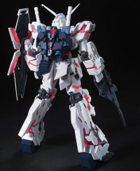 HGUC 1/144 #100 RX-0 Unicorn Gundam (Destroy Mode) + Unicorn Head 2