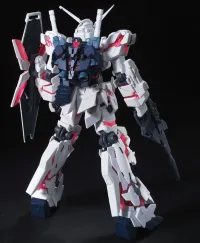 BANDAI HOBBY HGUC 1/144 #100 RX-0 Unicorn Gundam (Destroy Mode) + Unicorn Head - Mobile Suit Gundam Unicorn / Narrative - photo 2