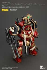 JOYTOY Thousand Sons Contemptor-Osiron Dreadnought With Gravis Force Blade And Gravis Autocannon - Warhammer 40K - photo 10