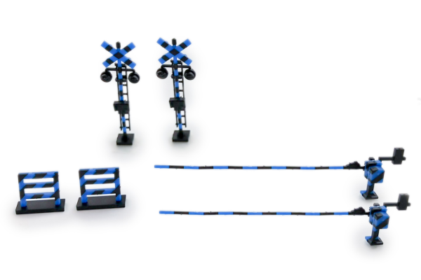 Railway Crossing(Blue×Black)