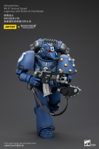 Ultramarines MK VI Tactical Squad Legionary with Bolter& Chainblade 7