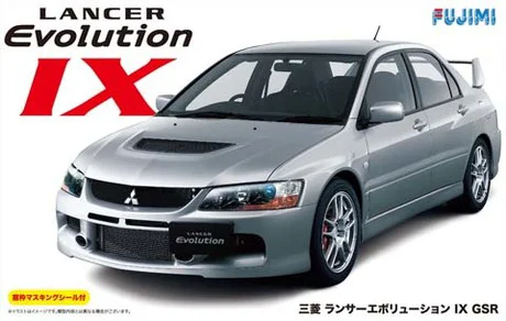 Fujimi [ID-107] 1/24 Mitsubishi Lancer Evolution IX GSR w/Window Frame Masking - Scale Kits