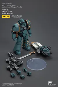 JOYTOY Sons of Horus MKIV Tactical Squad Legionary with Legion Vexilla - Warhammer 40K - photo 6