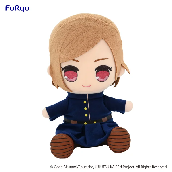 FuRyu JUJUTSU KAISEN　KYURUMARU Big Plush Toy -Nobara Kugisaki-(re-run) - Jujutsu Kaisen