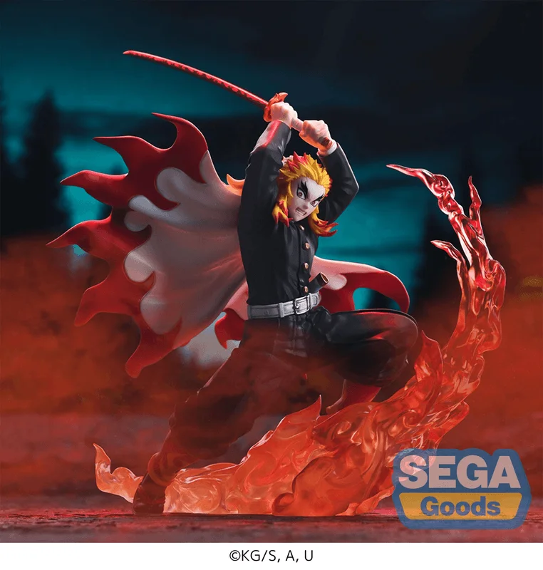 SEGA Xross Link Anime Demon Slayer: Kimetsu no Yaiba Figure Kyojuro Rengoku - Demon Slayer: Kimetsu no Yaiba