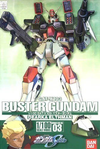 BANDAI HOBBY HG 1/100 #03 Buster Gundam - Mobile Suit Gundam SEED