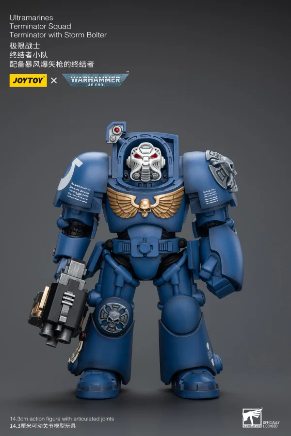 JOYTOY Ultramarines Terminator Squad Terminator with Storm Bolter - Warhammer 40K