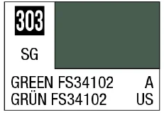 Mr. Color 303 - Green FS34102 (Semi-Gloss/Aircraft)