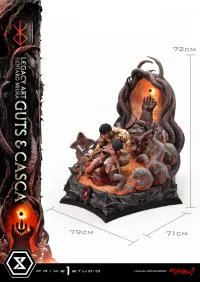 Prime 1 Studio Legacy Art "Kentaro Miura"  Berserk  Guts & Casca - Berserk - photo 22