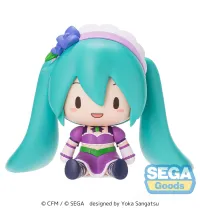 SEGA fuwa petit Hatsune Miku x Love and Berry Dress Up and Dance! Chibi Figure Sparkly Purple - Hatsune Miku - photo 2