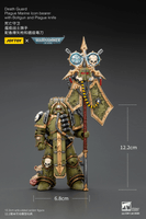 Death Guard Plague Marine Icon bearer with Boltgun and Plague knife 8