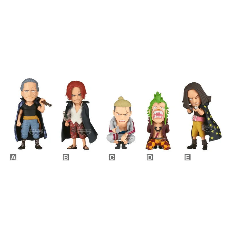 BANDAI ONE PIECE WORLD COLLECTABLE FIGURE-RED HAIR PIRATES VS BARTOLOMEO- - ONE PIECE