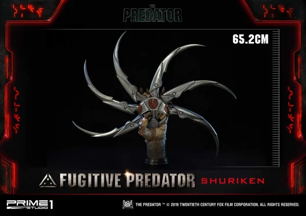 Prime 1 Studio Life Size Bust The Predator (Film) Fugitive Predator Shuriken - Live Action Movies/TV