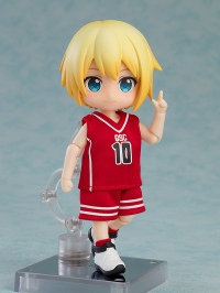 Nendoroid Doll Outfit Set: Basketball Uniform (Red) 5