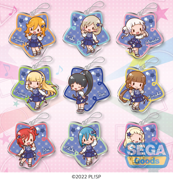 Fuwapuchi "Love Live! Superstar!!" Acrylic Keychain "Sing! Shine! Smile!" feat. Sangatsu Youka