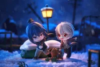 Good Smile Arts Shanghai Shion and Nezumi Chibi Figures: A Distant Snowy Night Ver. - No. 6 - photo 3
