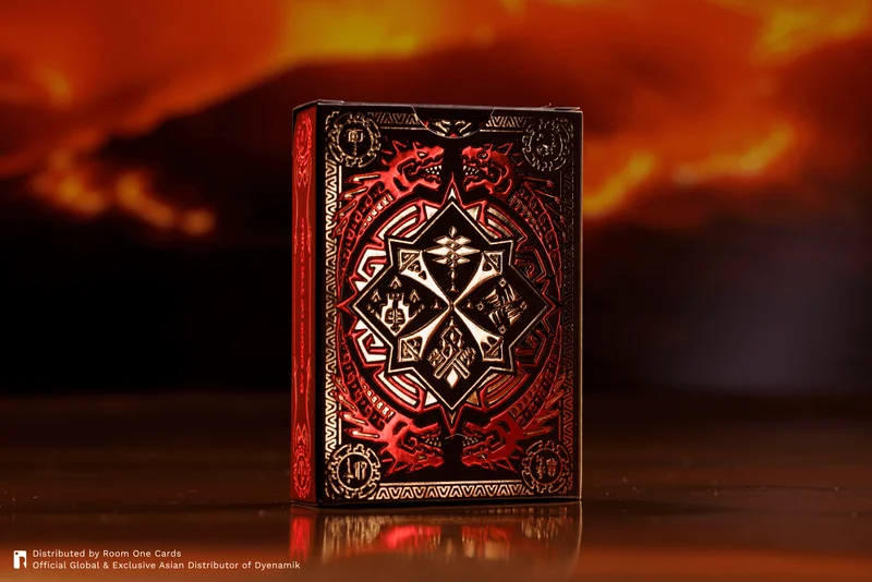 Room One Cards Monster Hunter Playing Cards - Collectors Edition Red - Monster Hunter