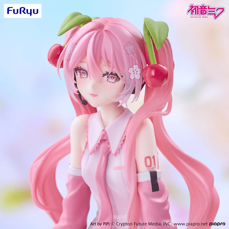 FuRyu Hatsune Miku Noodle Stopper Figure -Sakura Miku 2026 Smile ver.- - Hatsune Miku