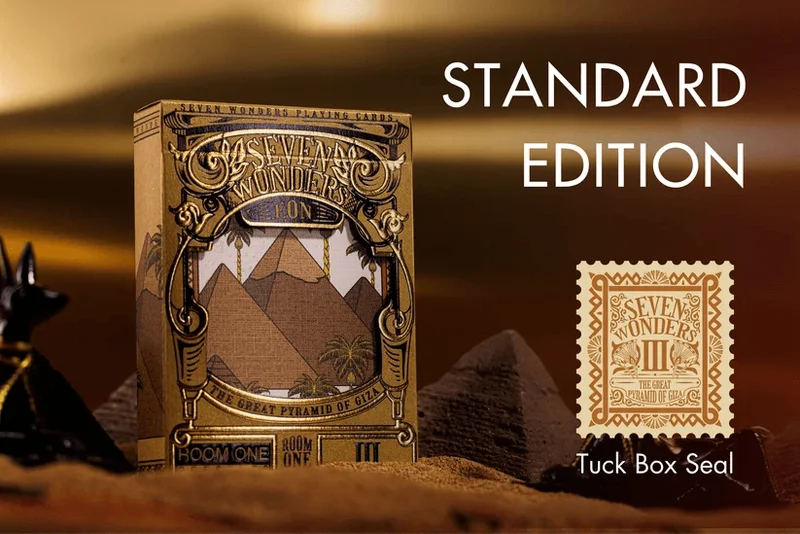 Room One Cards The Great Pyramid of Giza Playing Cards - Standard Edition - Great Pyramid of Giza