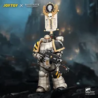 JOYTOY Iron Warriors MkII Legionary1 with Vexilla, Bolter and Bolt Pistol - Warhammer 40K - photo 6
