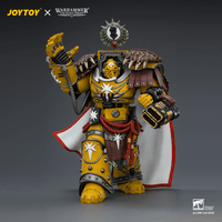 Imperial Fists Lord Castellan Evander Garrius, The Tyrant of Cthonia with the Subjugator and Incineratus 5