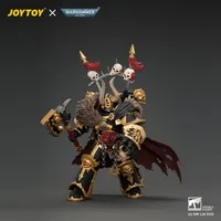 JOYTOY Black Legion Chaos Lord with Power Fist, Plasma Pistol and Astartes Chainblade - Warhammer 40K - photo 3