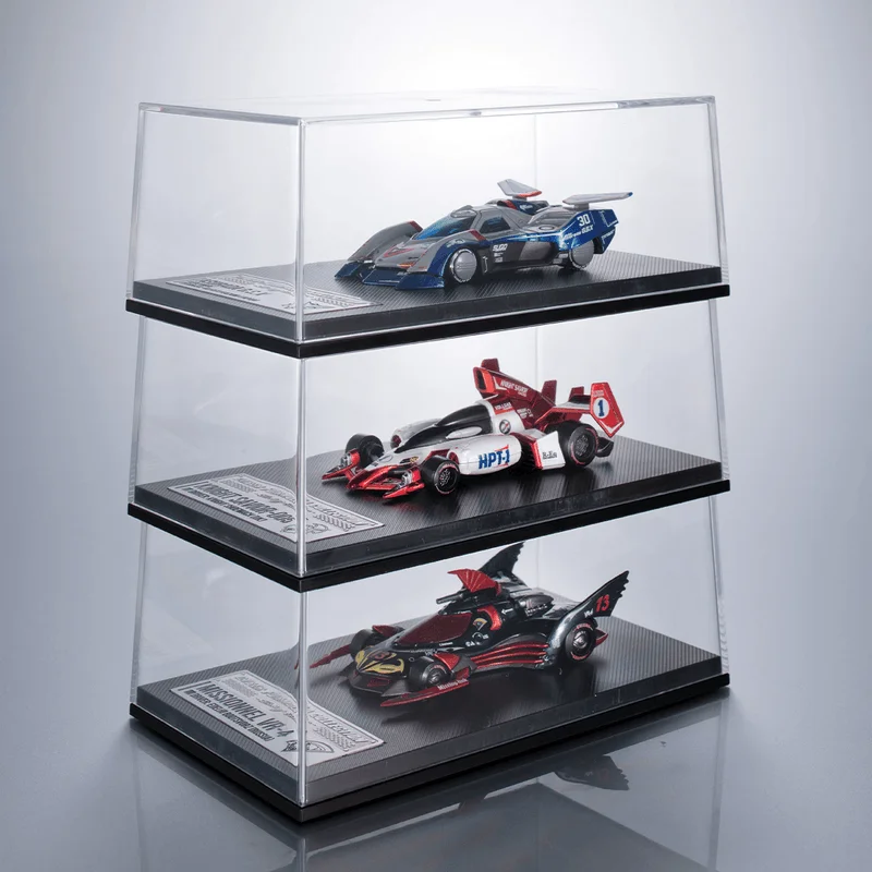 MegaHouse Cyber Formula Collection -Heritage Edition-Future GPX Cyber FormulaAsurada G.S.X Aero Mode & KNIGHT SAVIOR 005 & Missionel VR-4 set - FUTURE GPX CYBER FORMULA