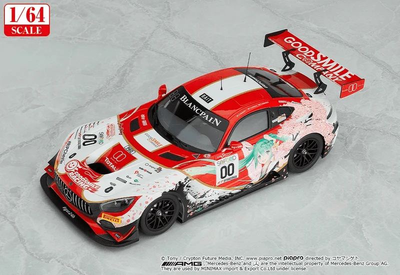 GoodSmile Racing 1/64 Scale Good Smile Hatsune Miku AMG 2017 SPA24H Ver. - Hatsune Miku