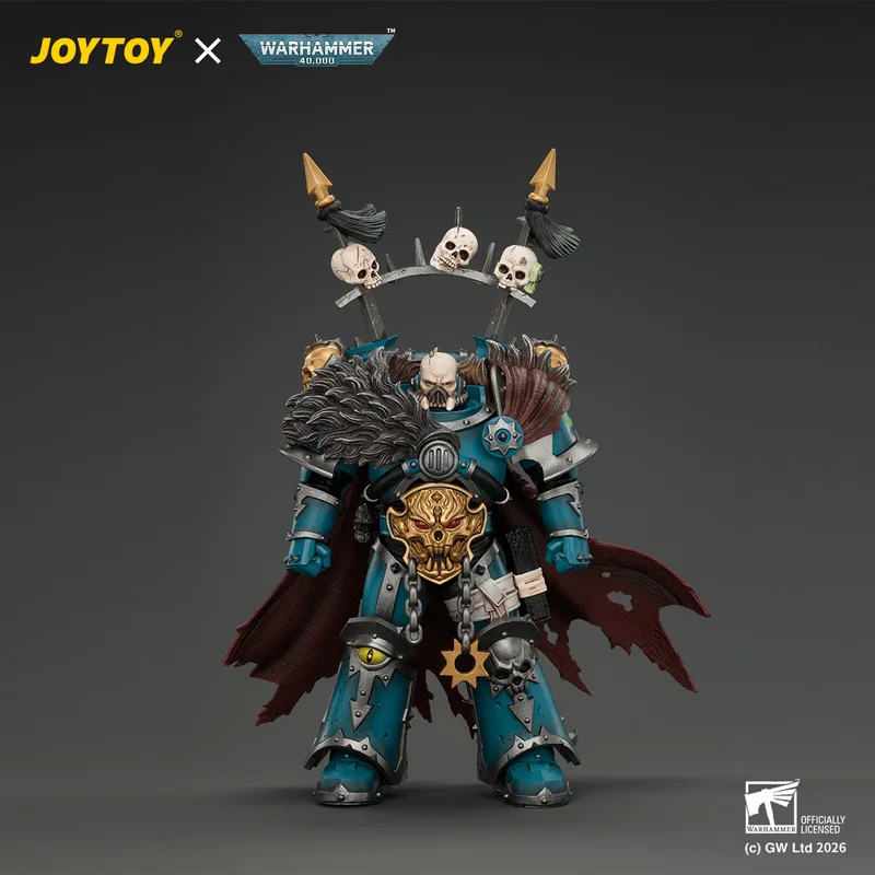 JOYTOY Alpha Legion Chaos Lord with Plasma Pistol and Accursed Weapon - Warhammer 40K