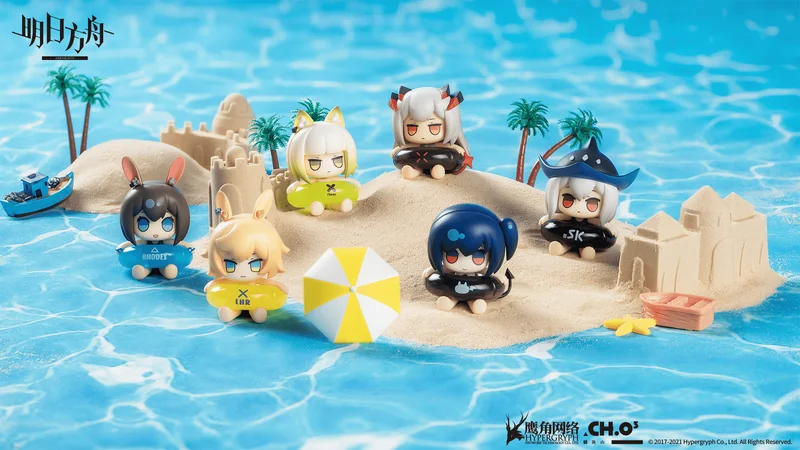 APEX TOYS 明日方舟海滩派对第一弹盲盒手办 Arknights Beach Party VOL1 Chibi Figure - Genshin Impact