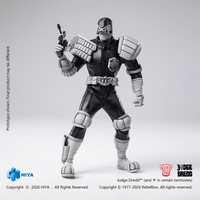 1/12 Scale 6 Inch JUDGE DREDD Judge Dredd Black&White Ver. Action Figure 1