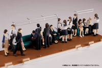 1/80 Scale super minifigure series6 That Day's Bus Stop Set 5