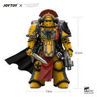 Imperial Fists Legion Praetor in Mk III Armour with Power Sword and Bolt Pistol 12