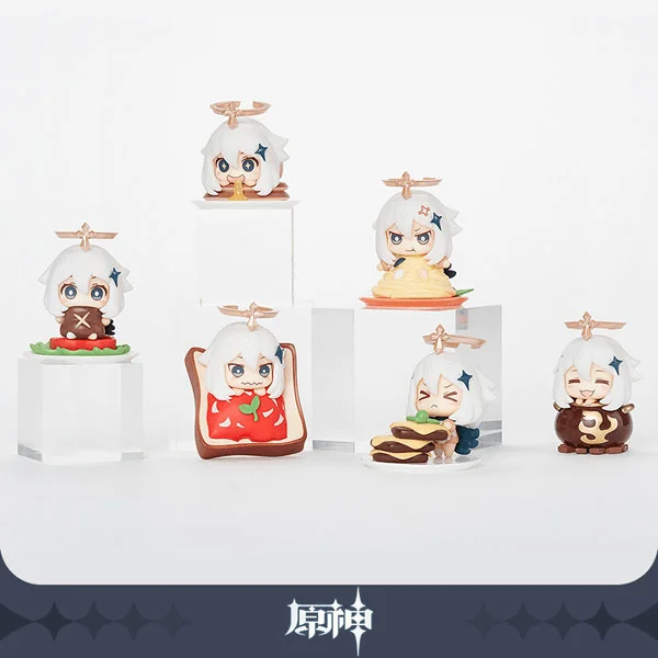 APEX TOYS 才不是应急食品！派蒙美食主题盒蛋 套装 Genshin Impact Paimon Food-Themed Figure Set（6pcs） - Genshin Impact