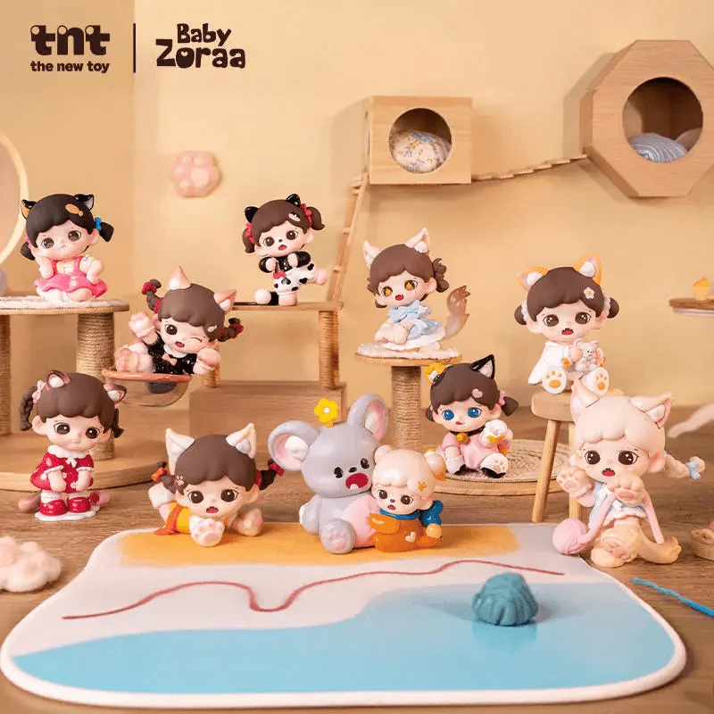 TNT SPACE Zoraa Meow Cat Face mini series figures Zoraa喵呜·猫颜社mini系列手办 - Zoraa